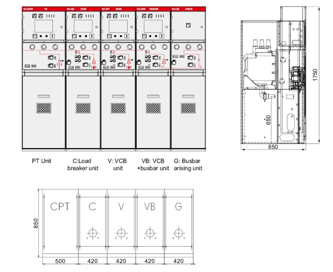 24kV Metal Solid Insulated Switchgear